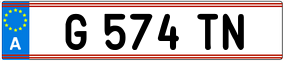 Truck License Plate